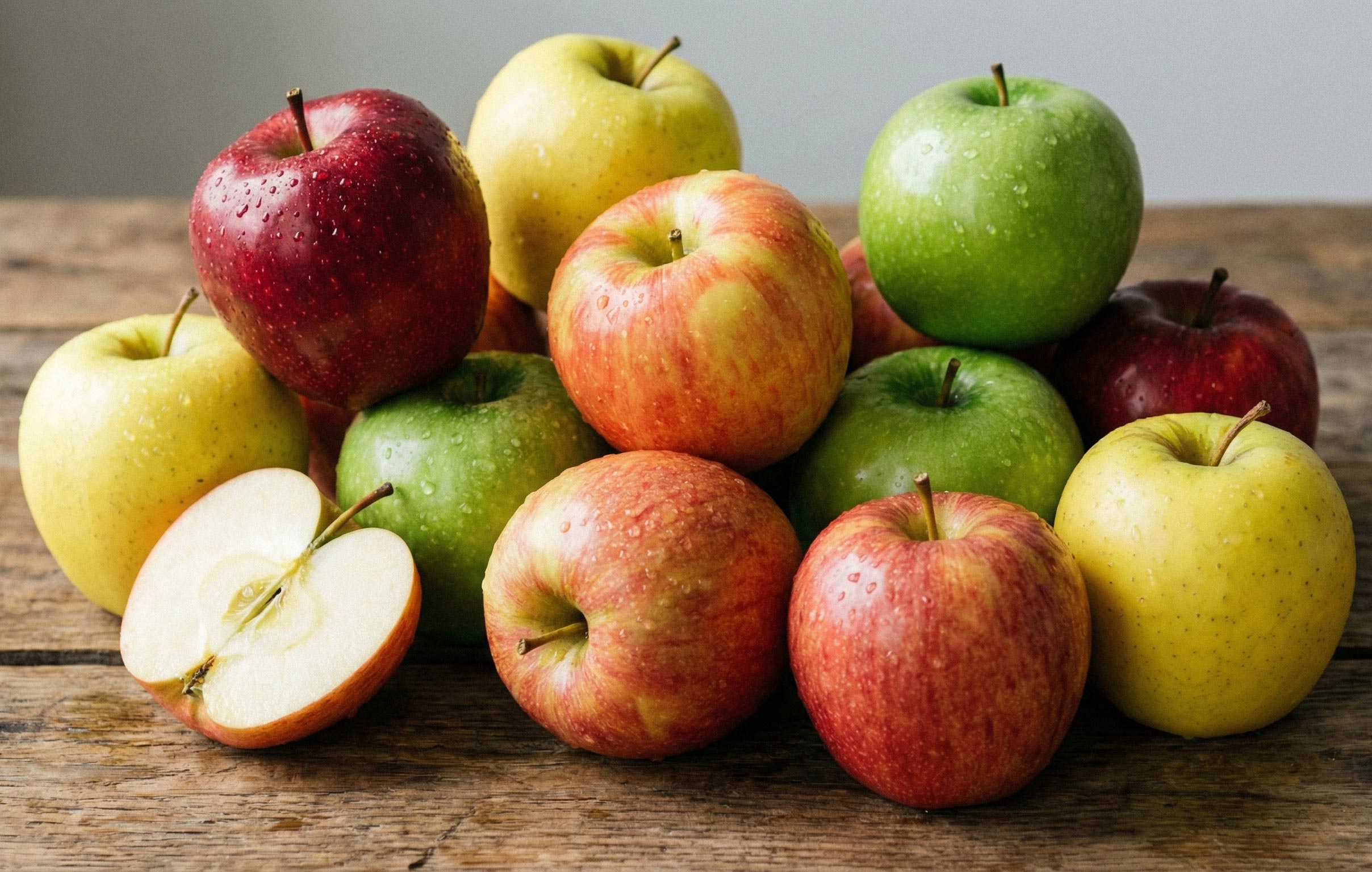 Kebun Apel Organik Berbuah Lebat