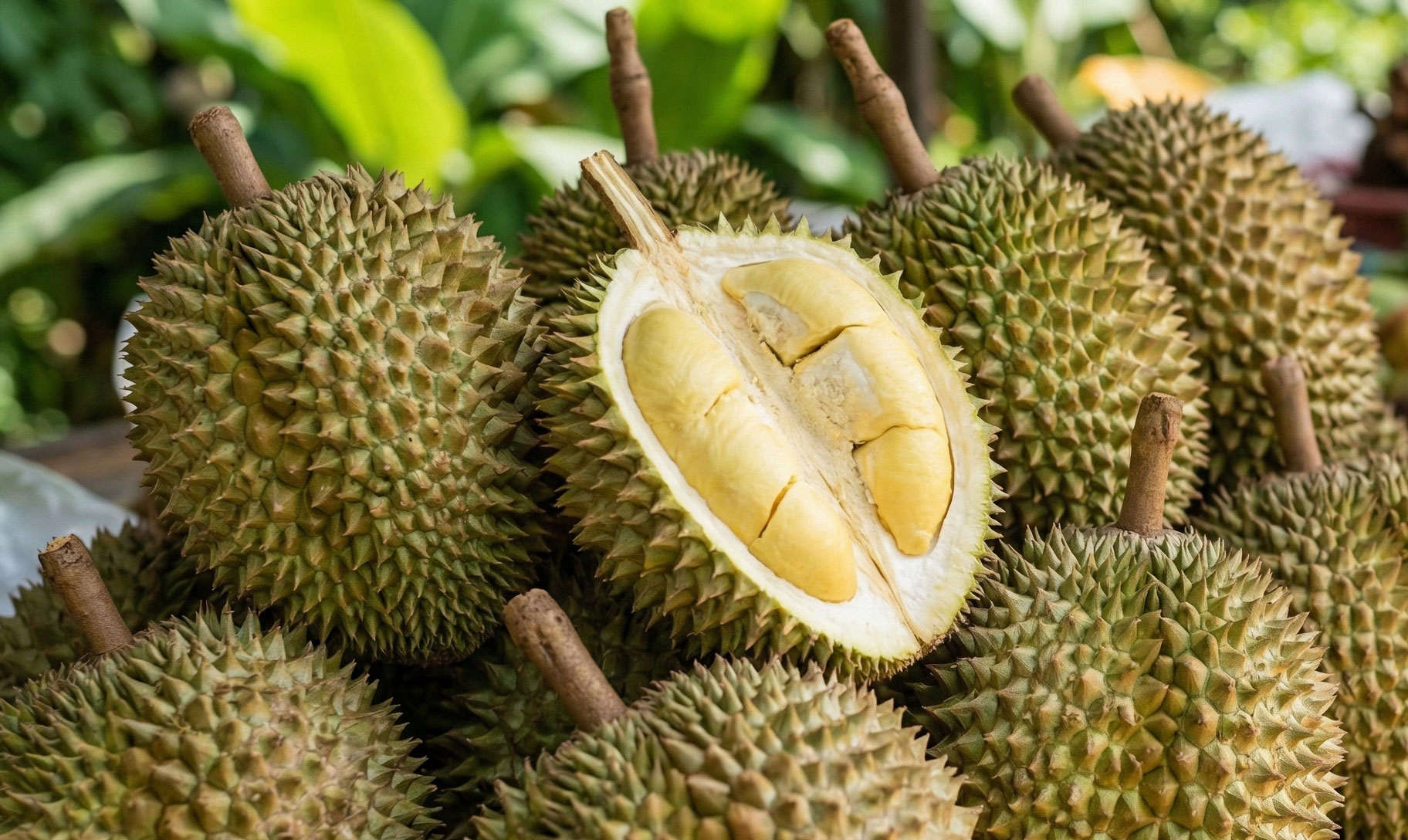 Durian Musang King Berbuah Lebat