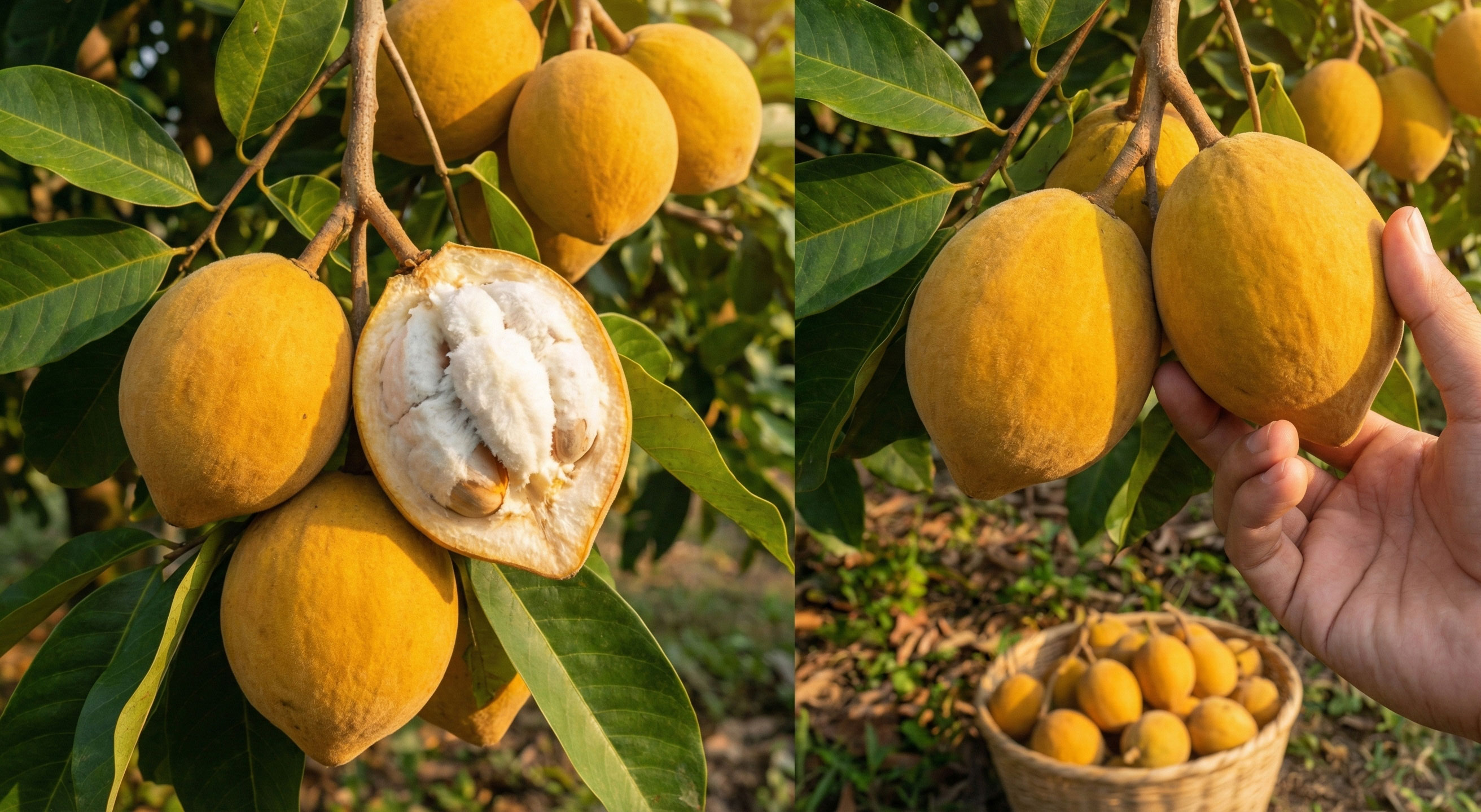 Buah Kecapi Kuning Emas