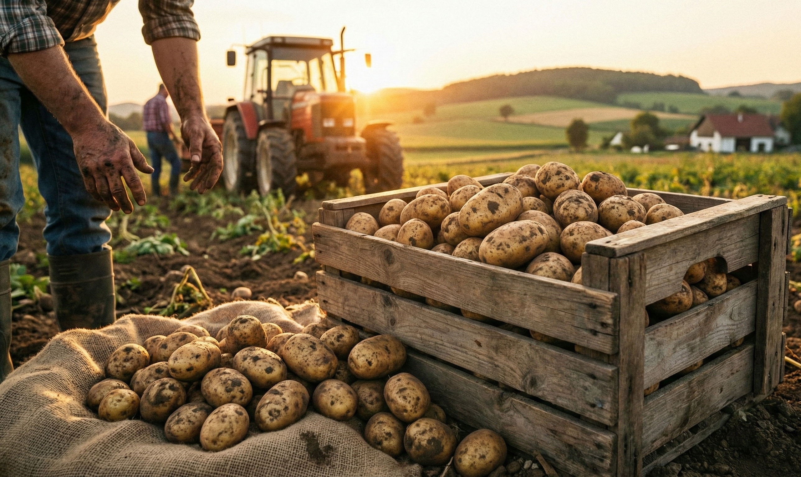 Panen Raya Kentang Umbi Besar dan Bersih