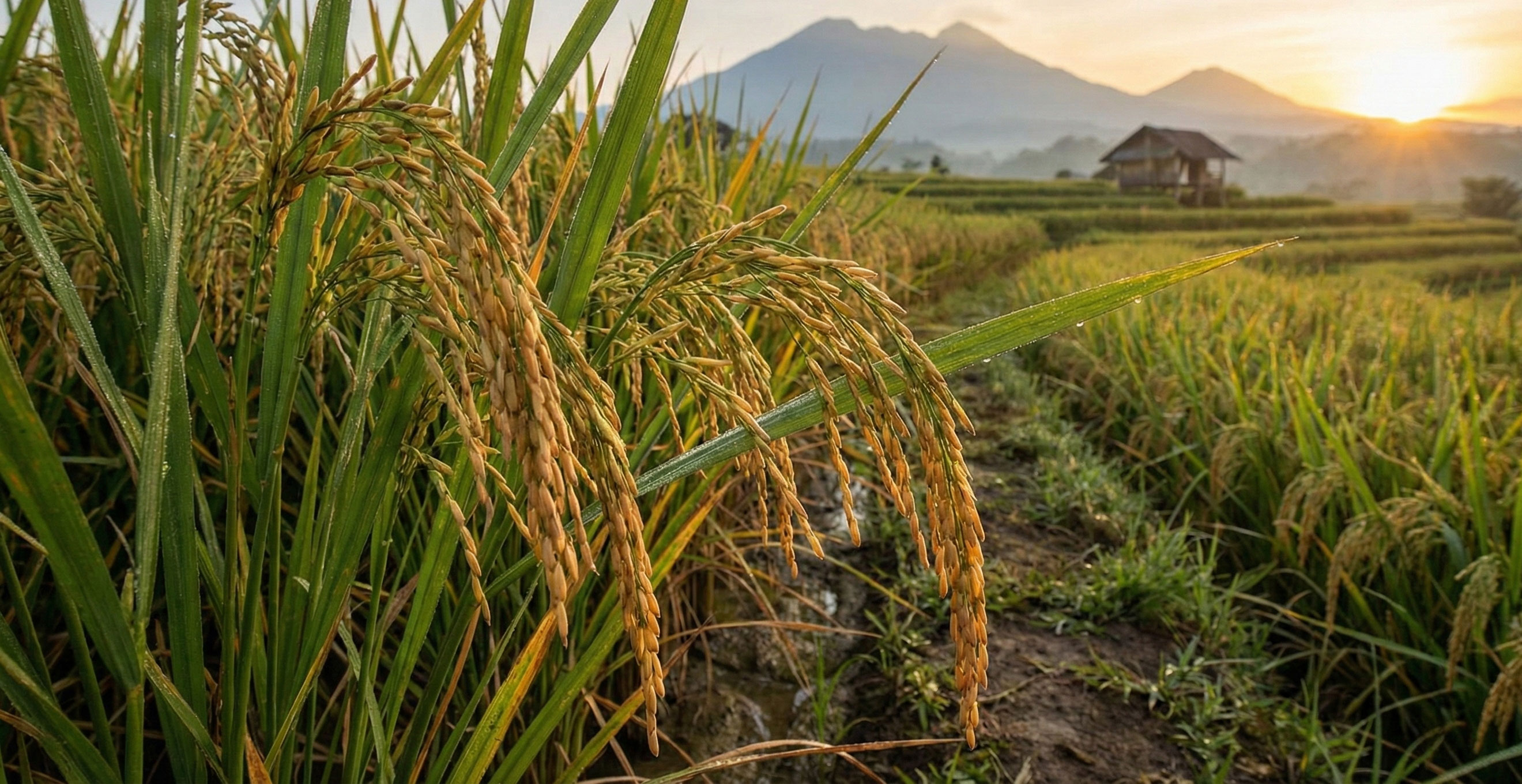 Hamparan Padi Menguning
