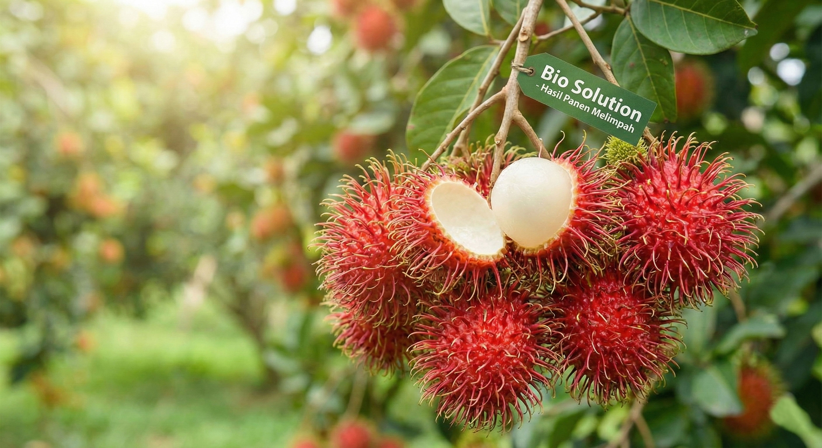 Rambutan Merah Segar
