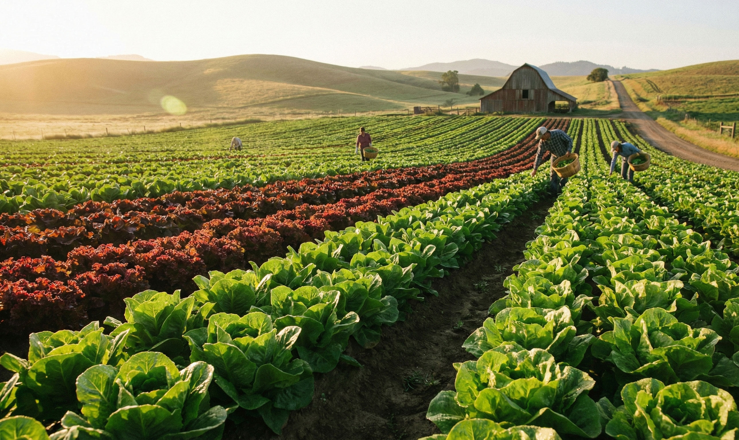 Kebun Selada Hidroponik & Organik