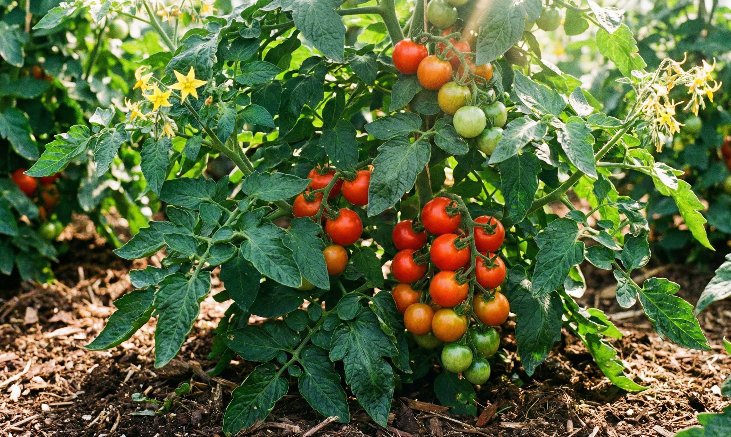 Tanaman Tomat Sehat Bebas Layu